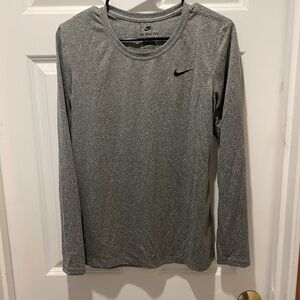 Nike Heather Gray Dri-FIT Tee